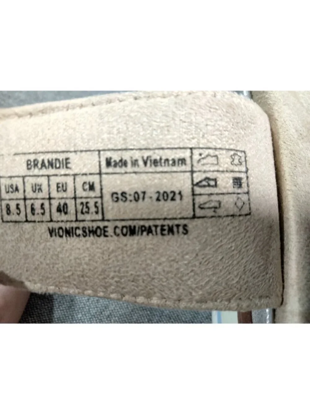 Vionic Silver Brandie Adjustable Platform Sandals Orthotic Diabetic Women's 8.5
